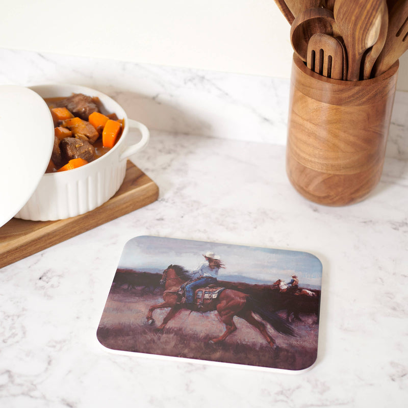 Cowgirl Roundup Trivet