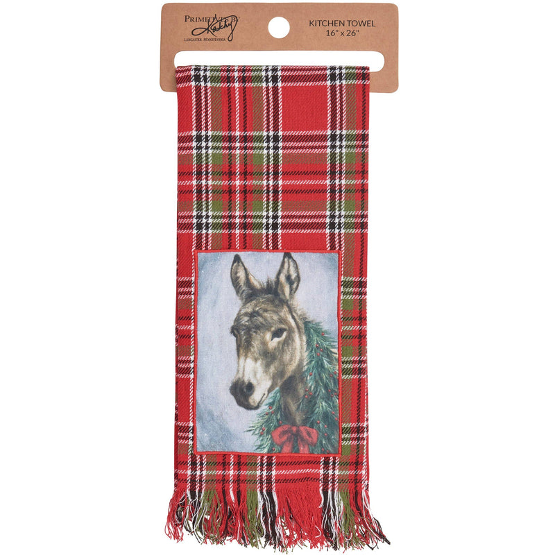 Christmas Donkey Kitchen Towel