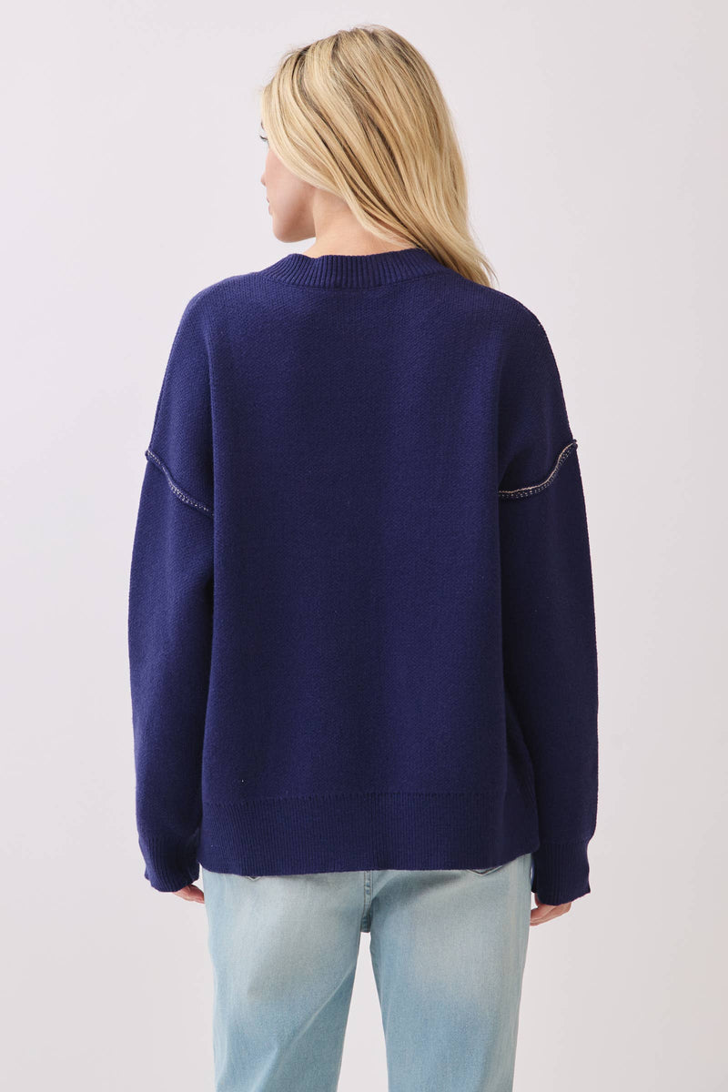 Western Horseshoe Cactus Knit Sweater