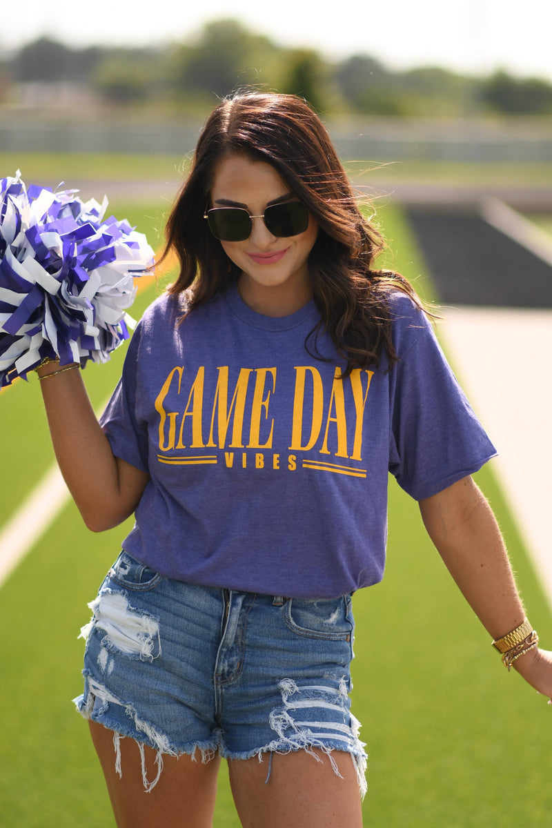 Purple & Gold Game Day Vibes