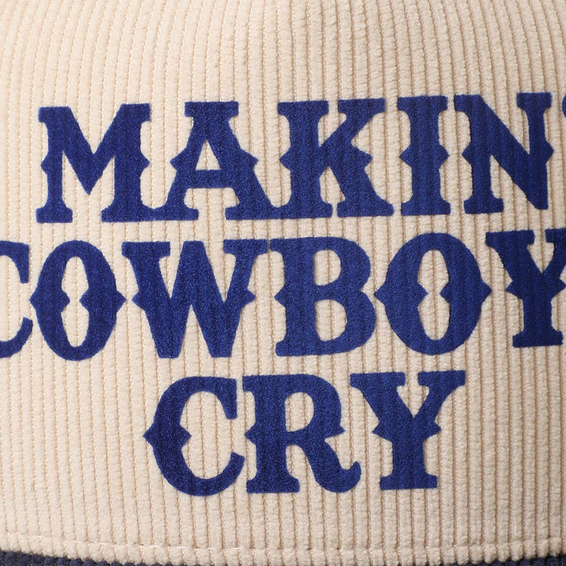 MAKIN' COWBOYS CRY Corduroy Trucker Hat: BROWN / One Size