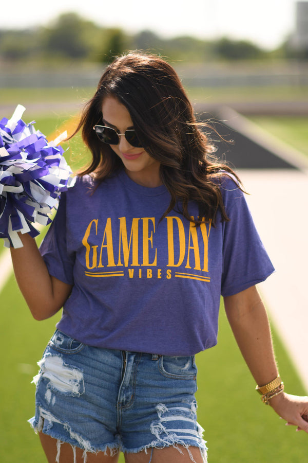 Purple & Gold Game Day Vibes
