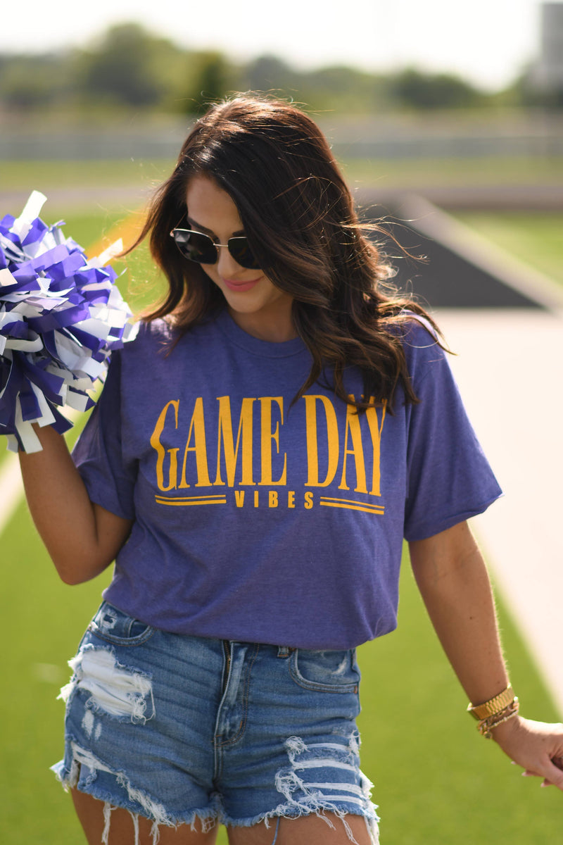 Purple & Gold Game Day Vibes