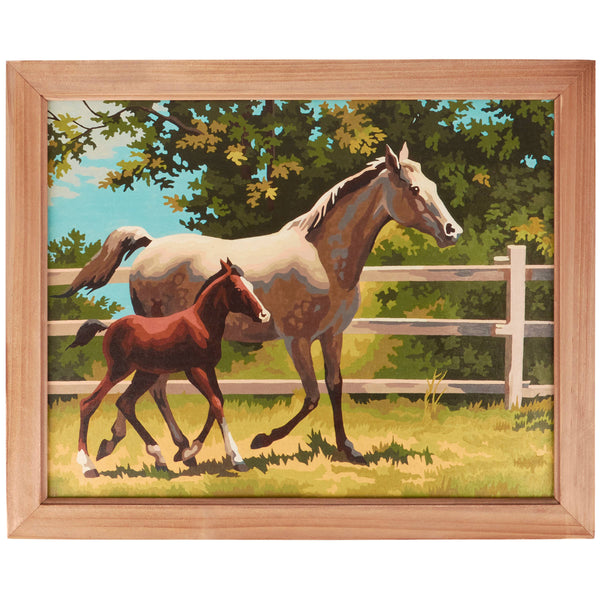 Mare And Foal Framed Wall Art