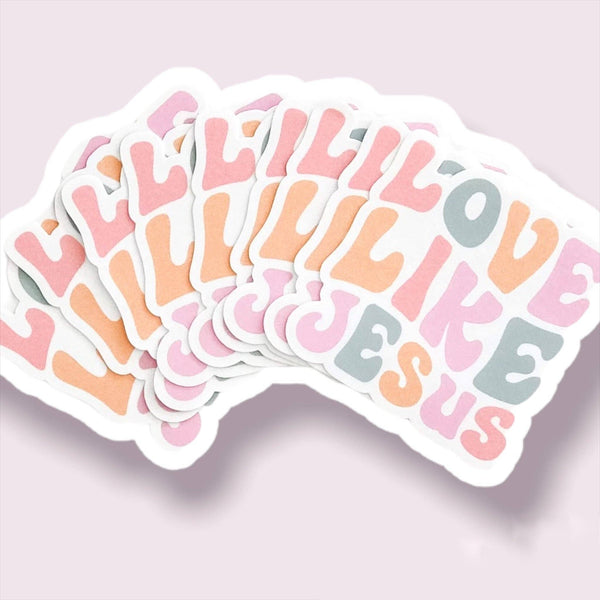 Love Like Jesus Vinyl Sticker