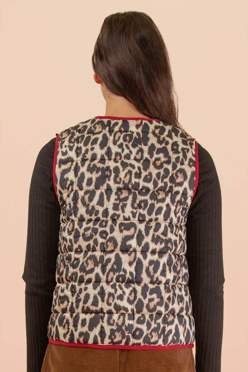 Printed Quilt Vest