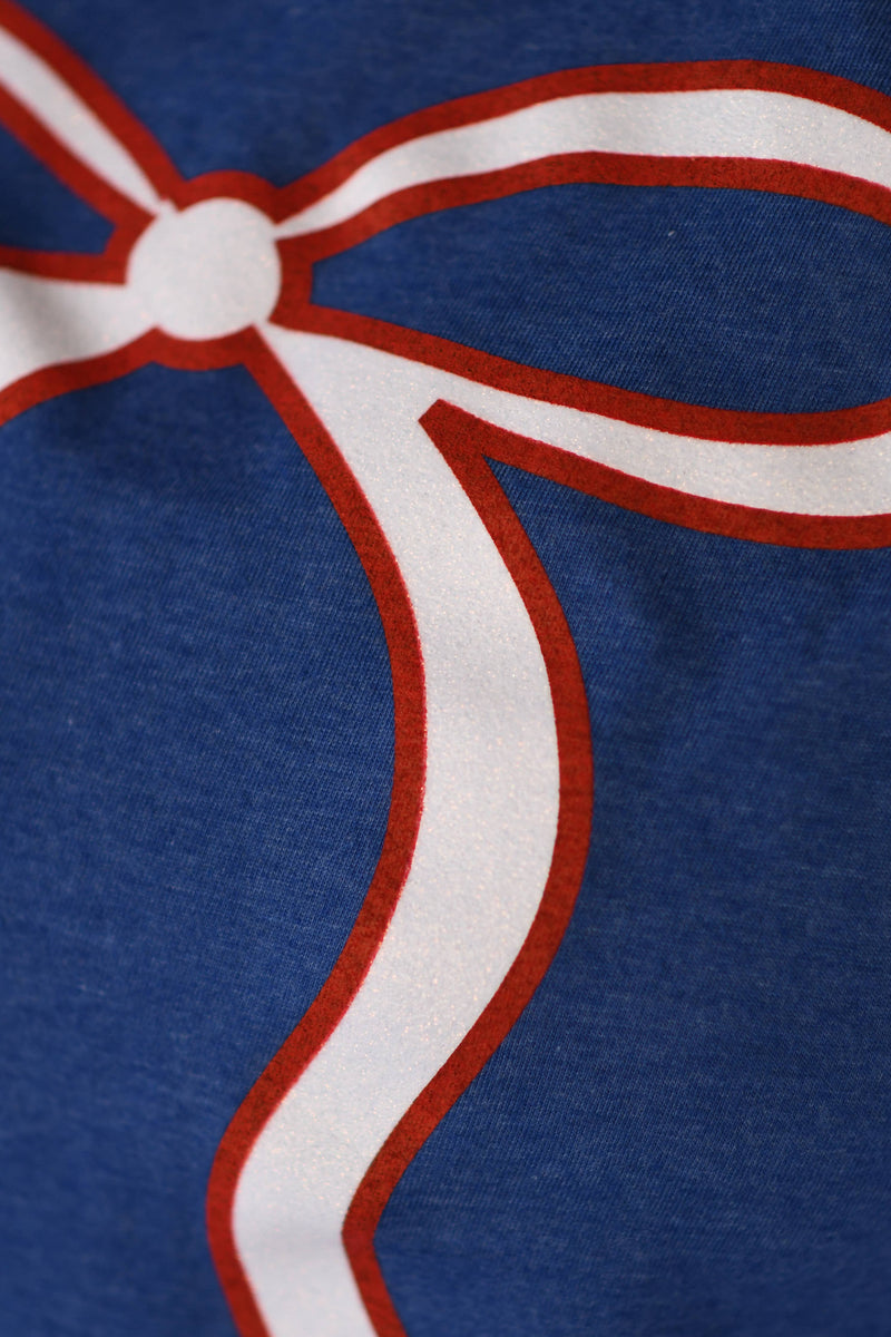 Glitter American Bow Tee