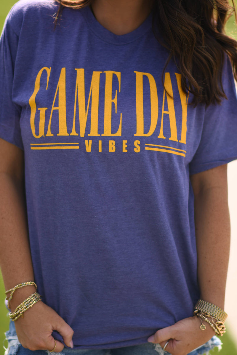 Purple & Gold Game Day Vibes