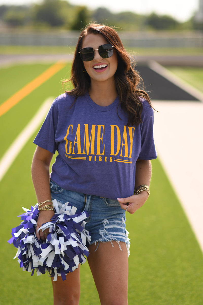 Purple & Gold Game Day Vibes