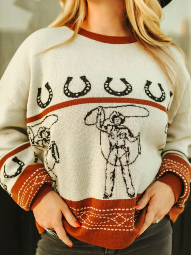 Rootin' Tootin Cowboy sweater