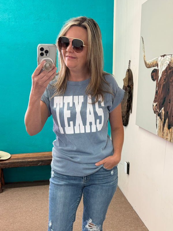 Texas rib top **2 color options