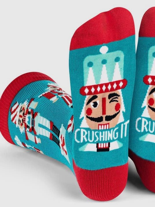 Nutcracker Crushing it Socks