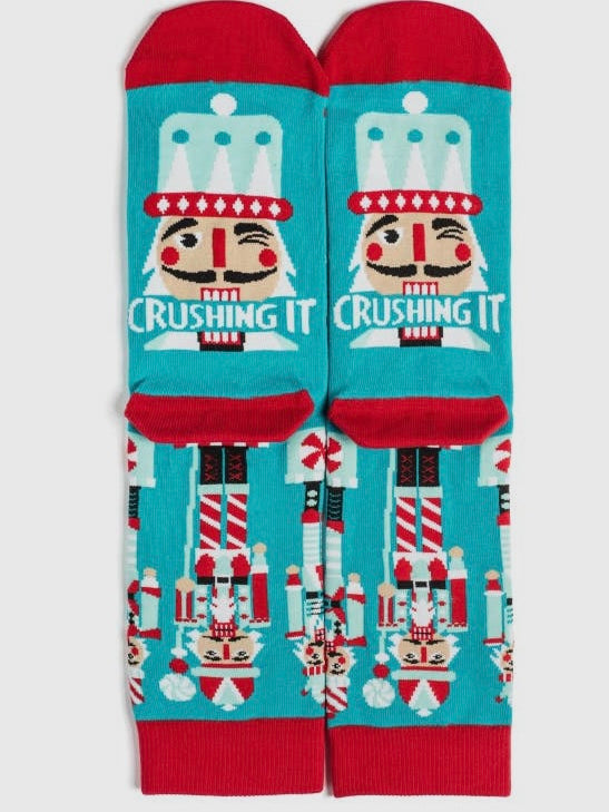 Nutcracker Crushing it Socks