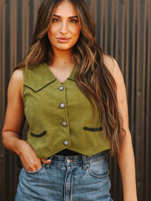 Coyote Ridge Vest in Verde