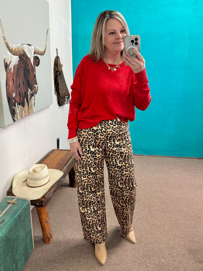 Leopard Printed Pants