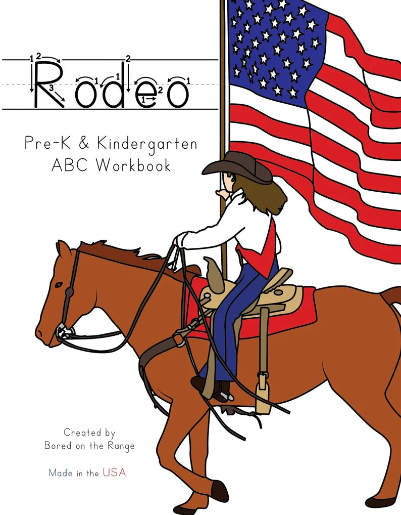 Rodeo Pre-K and Kindergarten ABC workbook