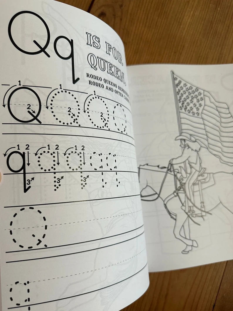 Rodeo Pre-K and Kindergarten ABC workbook