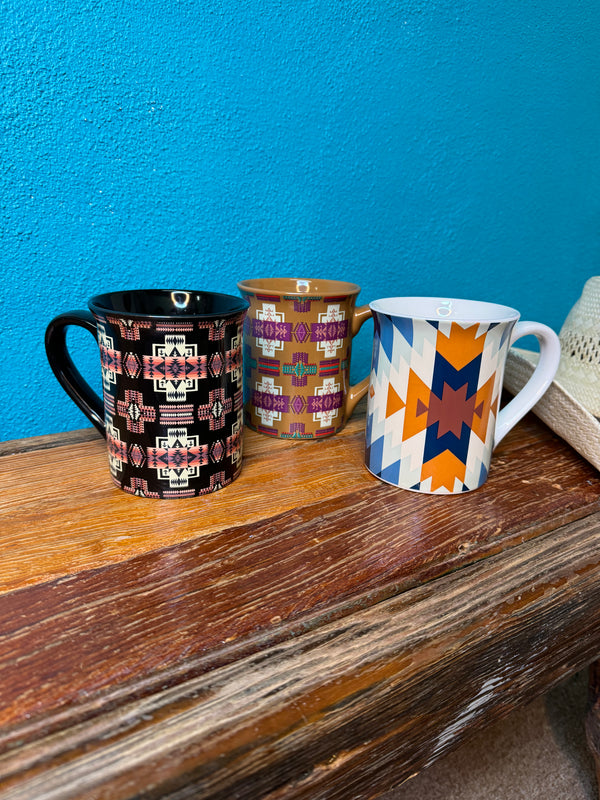 Southwest print ceramic mug **3 prints