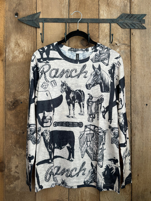 Good Days Vintage Long Sleeve Top