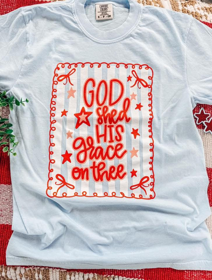 God Shed His Grace On Thee graphic tee