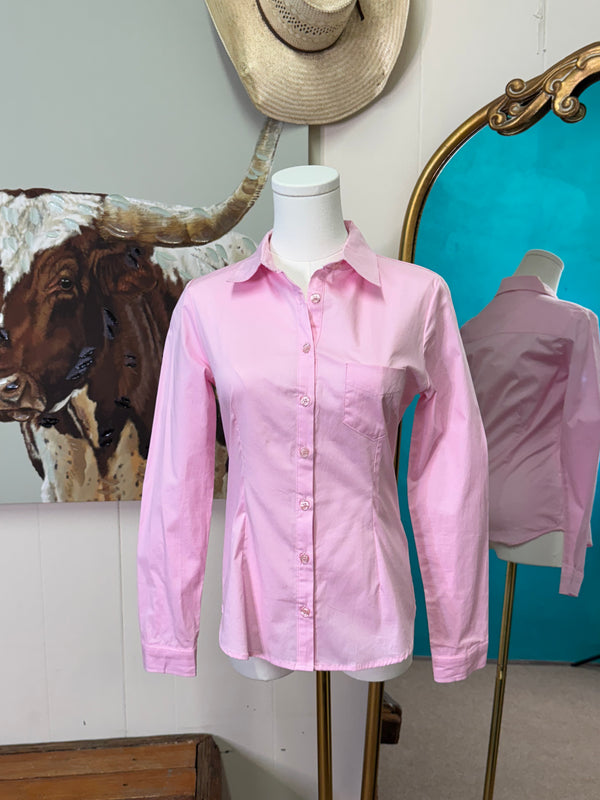 Classic Pink Button up