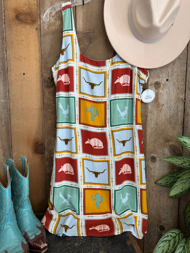 Cotton & Rye Western Critter sundress