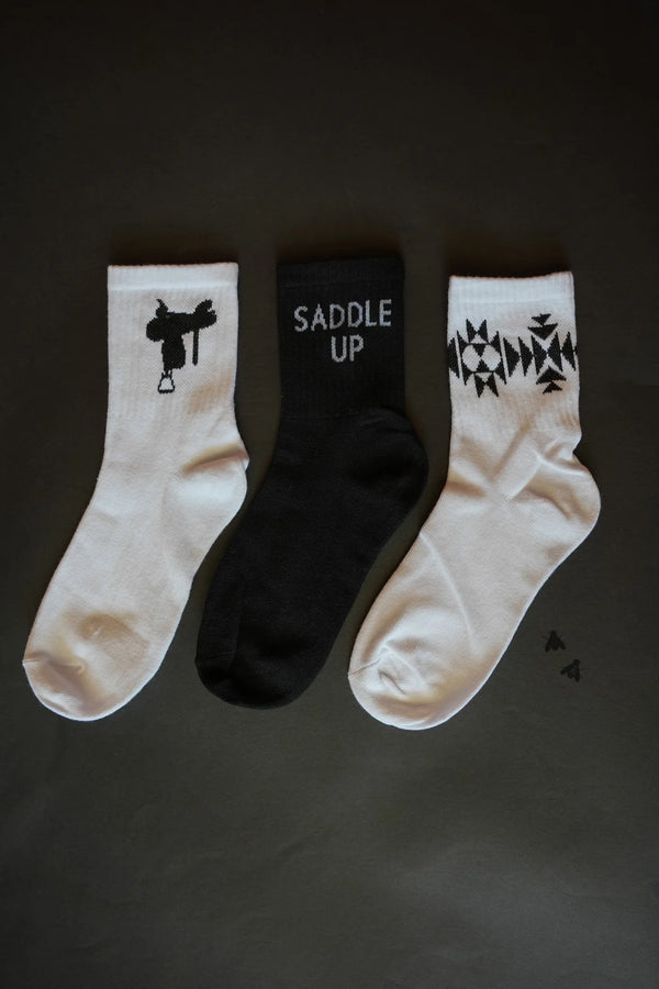 Sock Em Silly Socks  *3Pair*