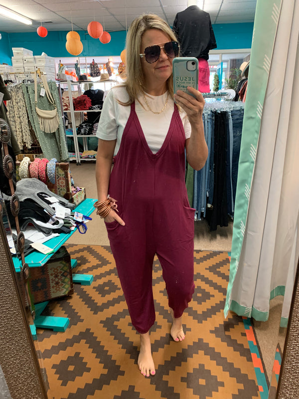 Becky Romper in Mulberry