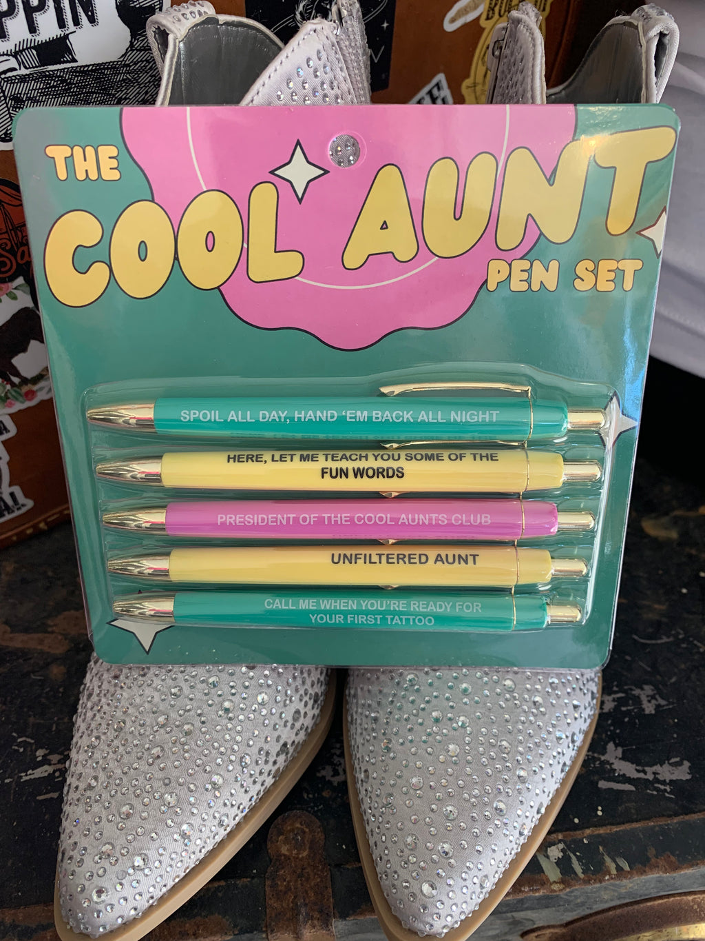 Cool Aunt Pen Set – Stylish Scribe Stationery