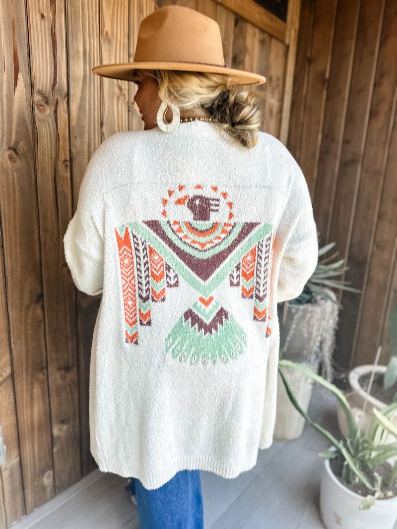 Free as a Bird cloud cardigan * one size and plus