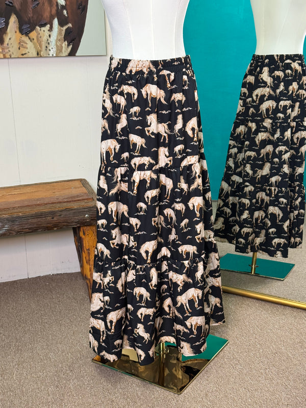 Fresh Horses tiered long skirt