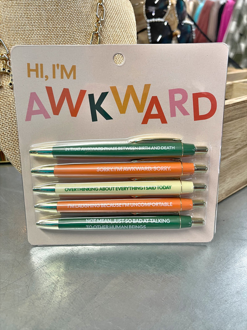 Hi, I'm Awkward Pen Set