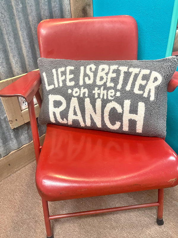 Life is Better On the Ranch Hook Pillow