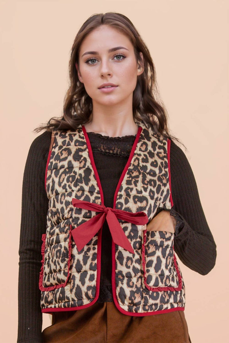 Printed Quilt Vest