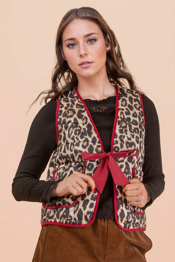 Printed Quilt Vest