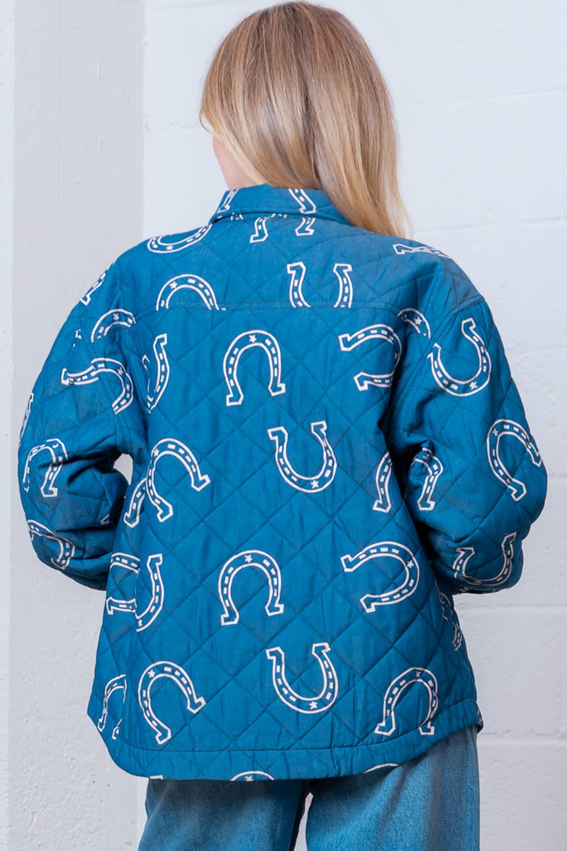 HORSESHOE PRINTED JACKET