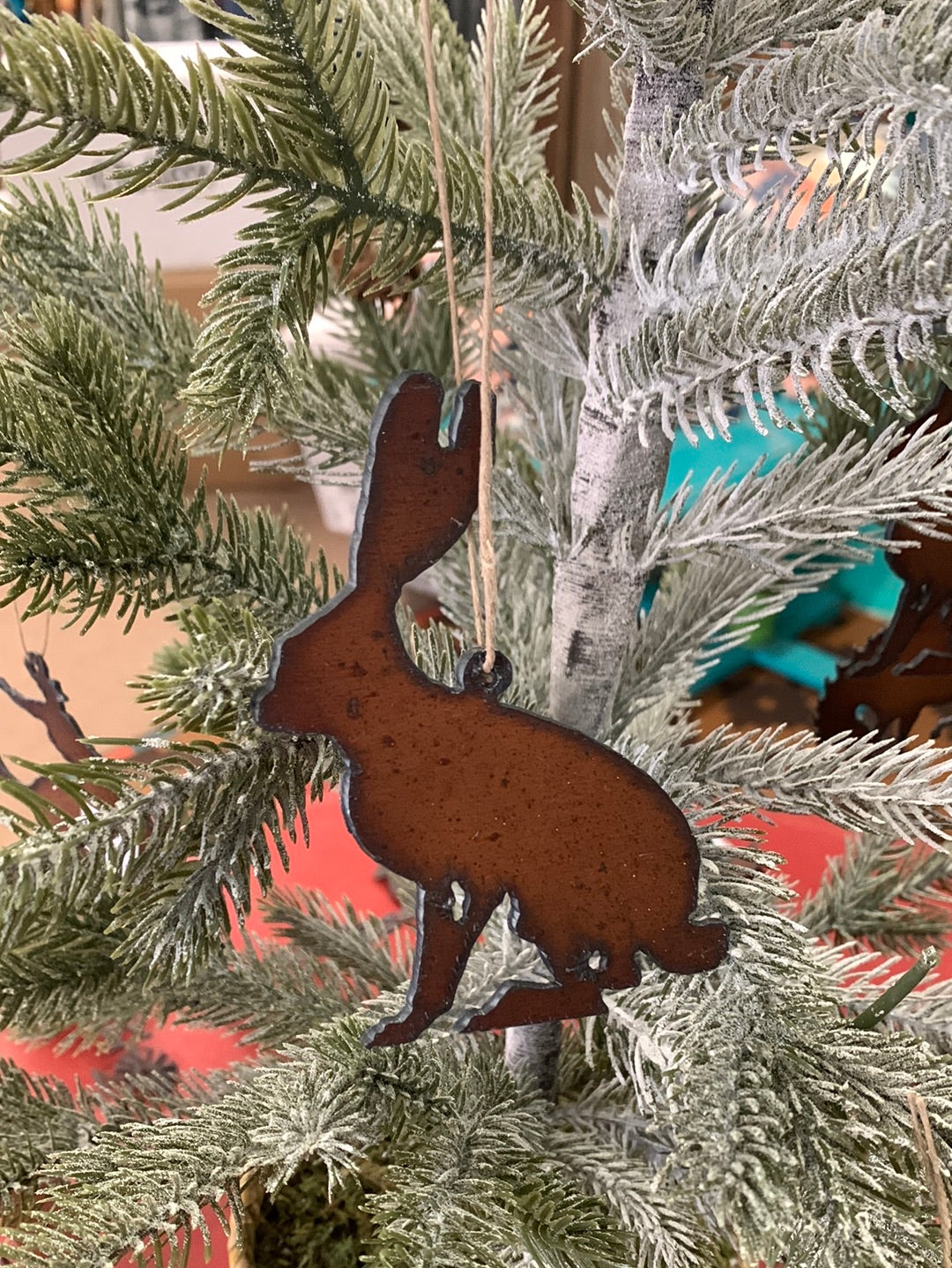 Jack Rabbit Ornament – Rockin A Design TX