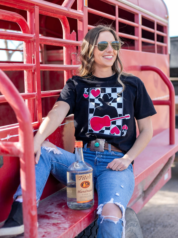 King George - King of Hearts graphic tee
